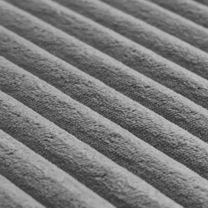 86.6Inch Corduroy 3-seater sofa With 3 back pillows , 2 toss pillows and two ottoman ,Comfy Sofa- Deep Seat Couch for Living Roo