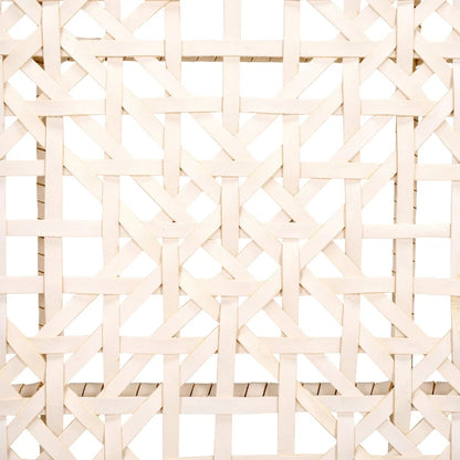 Munro Wanda Woven Leather & Solid Wood Accent Chair (Fully Assembled) - 22 W x 20.5 L x 28.5 H - 22Wx21Dx29H