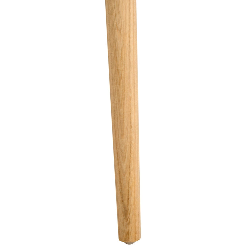 Munro Wanda Woven Leather & Solid Wood Accent Chair (Fully Assembled) - 22 W x 20.5 L x 28.5 H - 22Wx21Dx29H