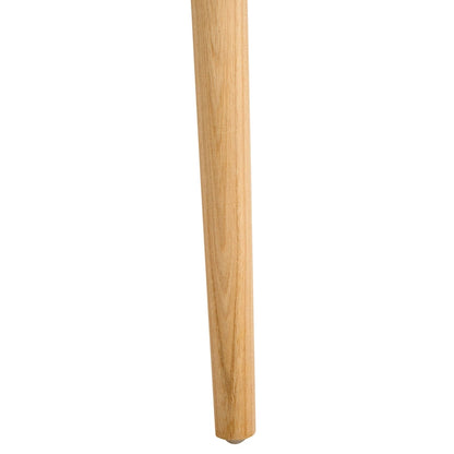 Munro Wanda Woven Leather & Solid Wood Accent Chair (Fully Assembled) - 22 W x 20.5 L x 28.5 H - 22Wx21Dx29H