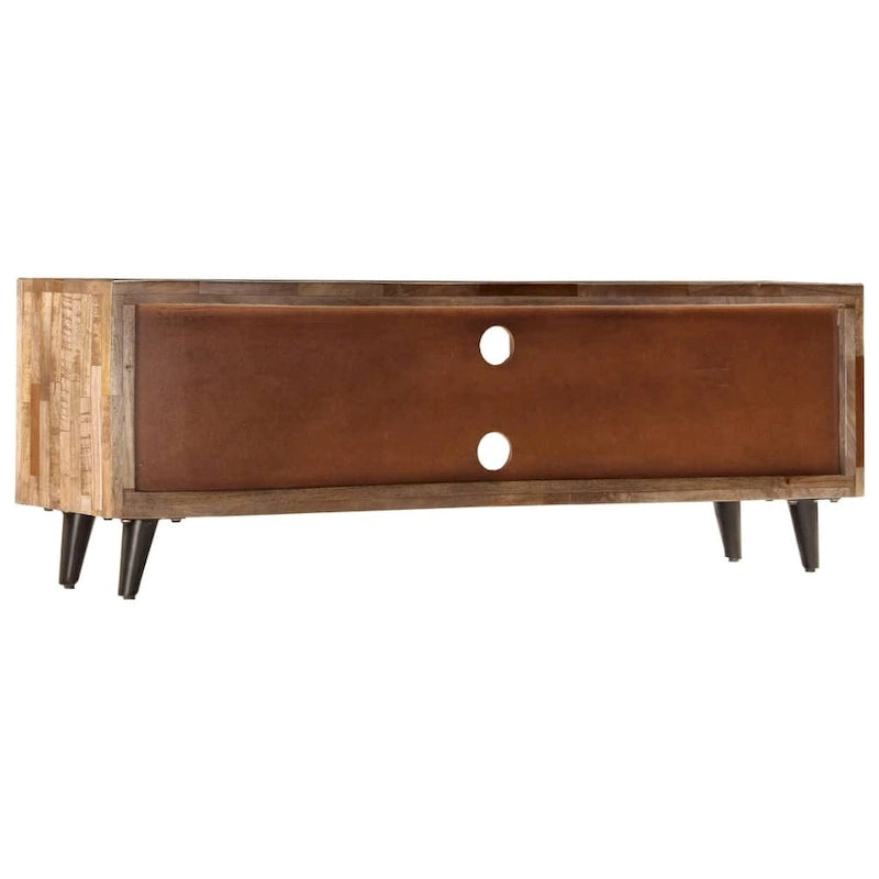 vidaXL TV Stand 46.5x11.8x15.7 Solid Wood Mango