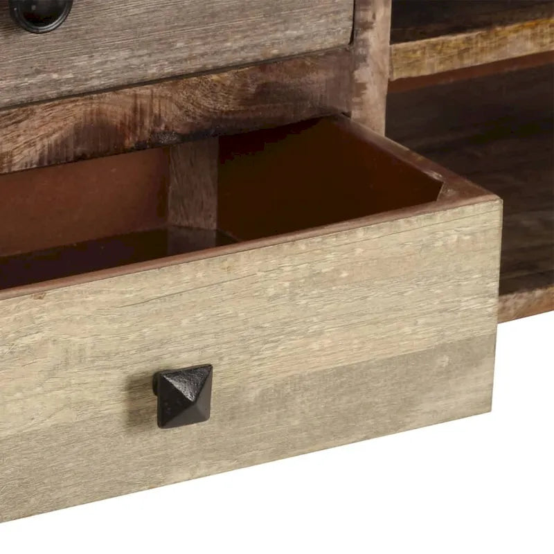 vidaXL TV Stand 46.5x11.8x15.7 Solid Wood Mango