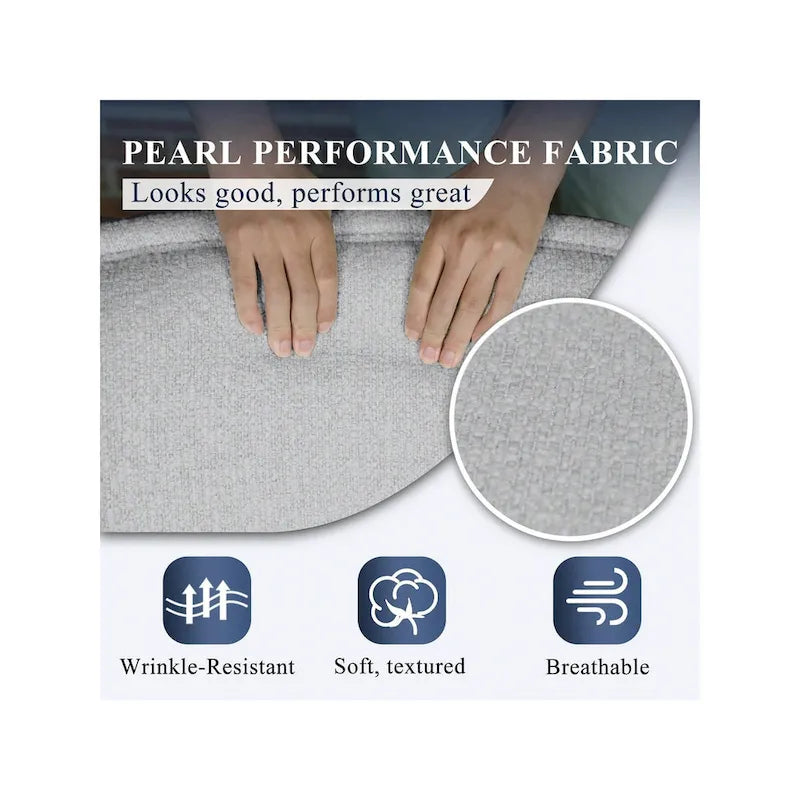 Fully Assembled Upholstered Swivel Barrel Chair