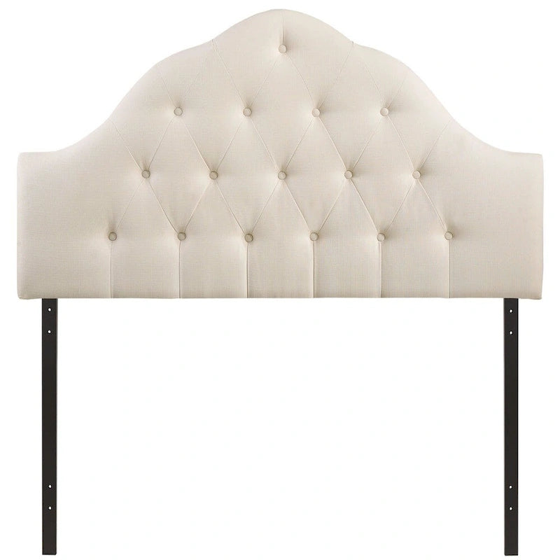 Sovereign Button-tufted High Arch Queen-size Headboard