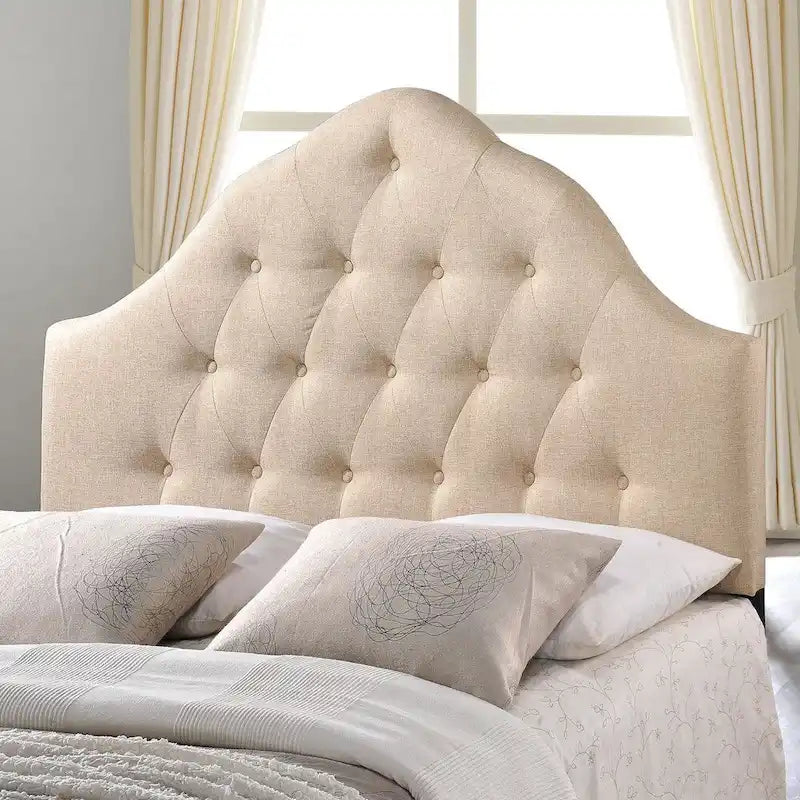 Sovereign Button-tufted High Arch Queen-size Headboard