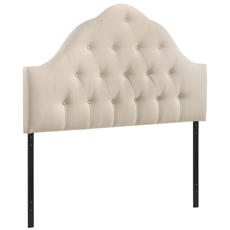 Sovereign Button-tufted High Arch Queen-size Headboard