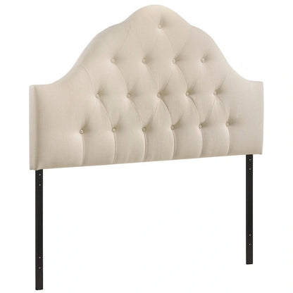 Sovereign Button-tufted High Arch Queen-size Headboard