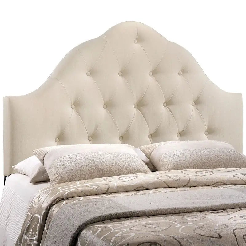 Sovereign Button-tufted High Arch Queen-size Headboard