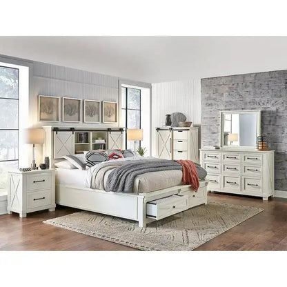 Simply Solid Shanna Solid Wood 5-piece Storage Bedroom Collection