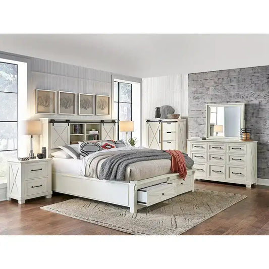 Simply Solid Shanna Solid Wood 5-piece Storage Bedroom Collection