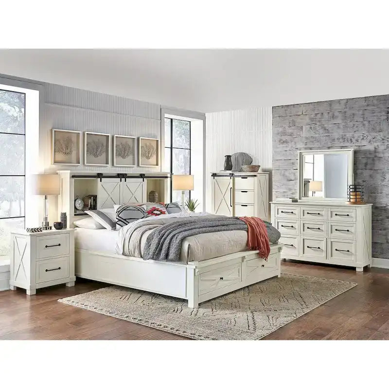 Simply Solid Shanna Solid Wood 5-piece Storage Bedroom Collection