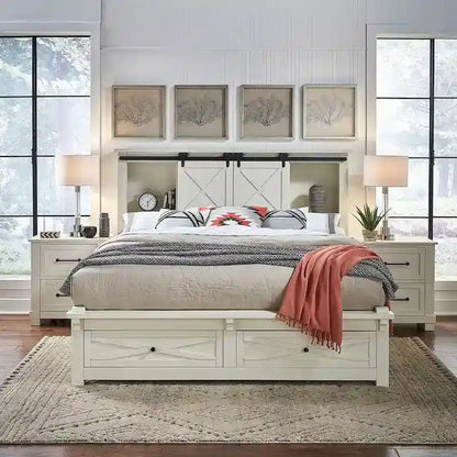 Simply Solid Shanna Solid Wood 5-piece Storage Bedroom Collection