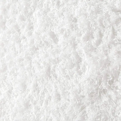 Mo' Fluffy Feathers College Headboard with Legs - Plush Texture