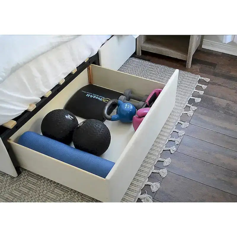 Mammoth Upholstered Platform 2 Drawer Storage Bed