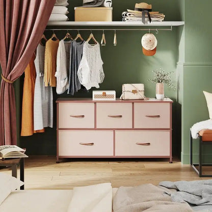 Dresser for Bedroom with 5 Drawers