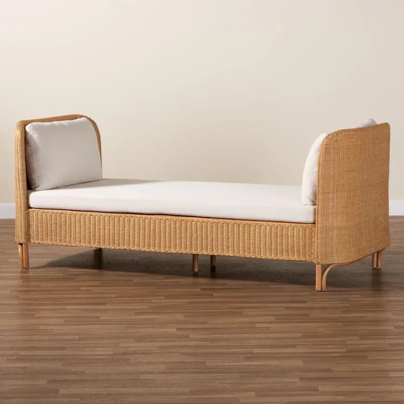 Diva Bohemian Light Honey Rattan Daybed