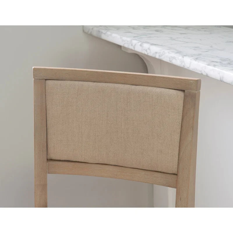 Ciara Grey Wash 30-Inch Folding Bar Stool