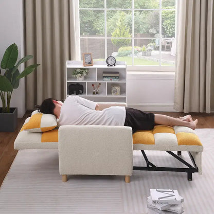 Convertible Sleeper Sofa Chair Bed with Pillow