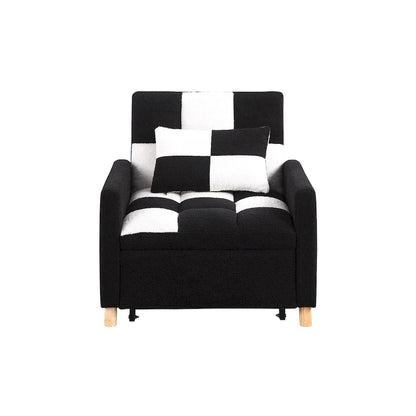 Convertible Sleeper Sofa Chair Bed with Pillow