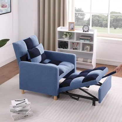 Convertible Sleeper Sofa Chair Bed with Pillow