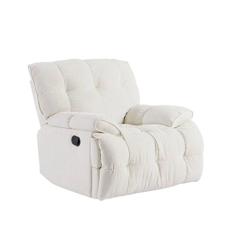 360 Degree Swivel Fabric Single Sofa Heavy Duty Reclining Chair for Living Room