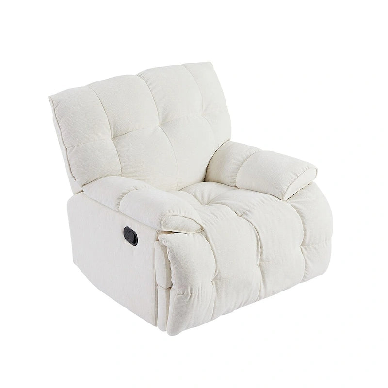 360 Degree Swivel Fabric Single Sofa Heavy Duty Reclining Chair for Living Room