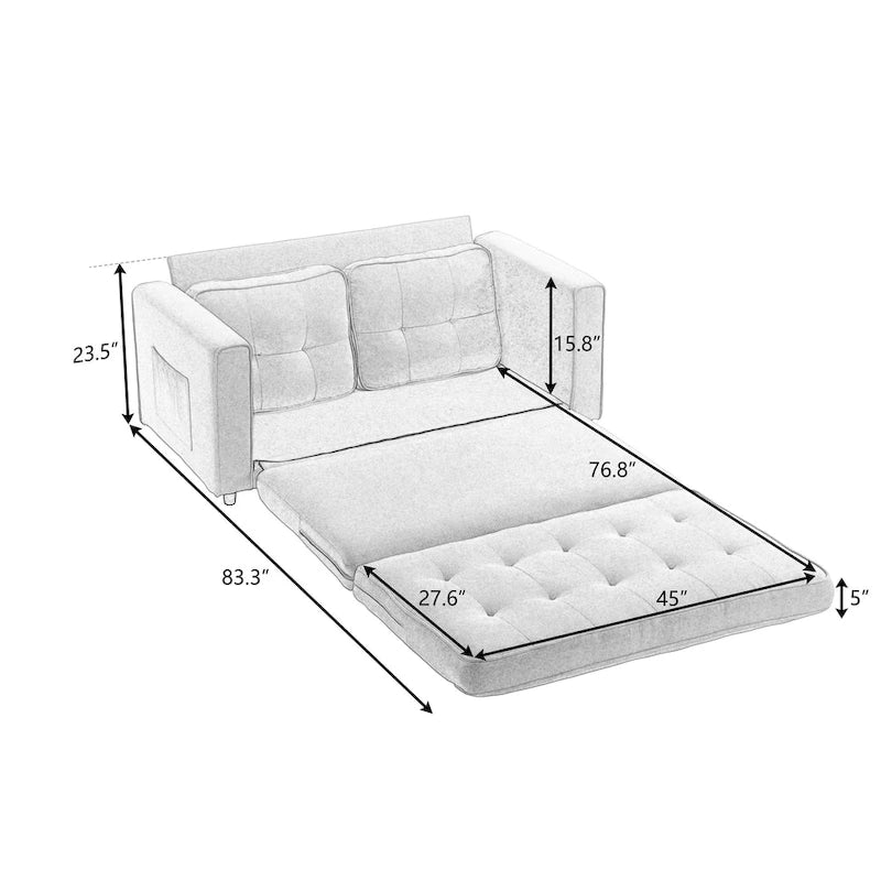 Convertible Futon Couch sleeper sofabed