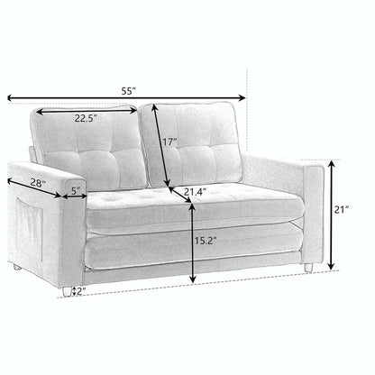 Convertible Futon Couch sleeper sofabed