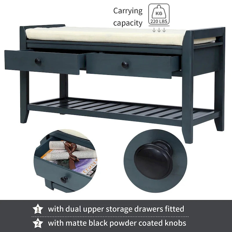 Multipurpose Entryway Storage with Drawers