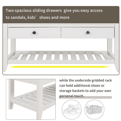 Multipurpose Entryway Storage with Drawers