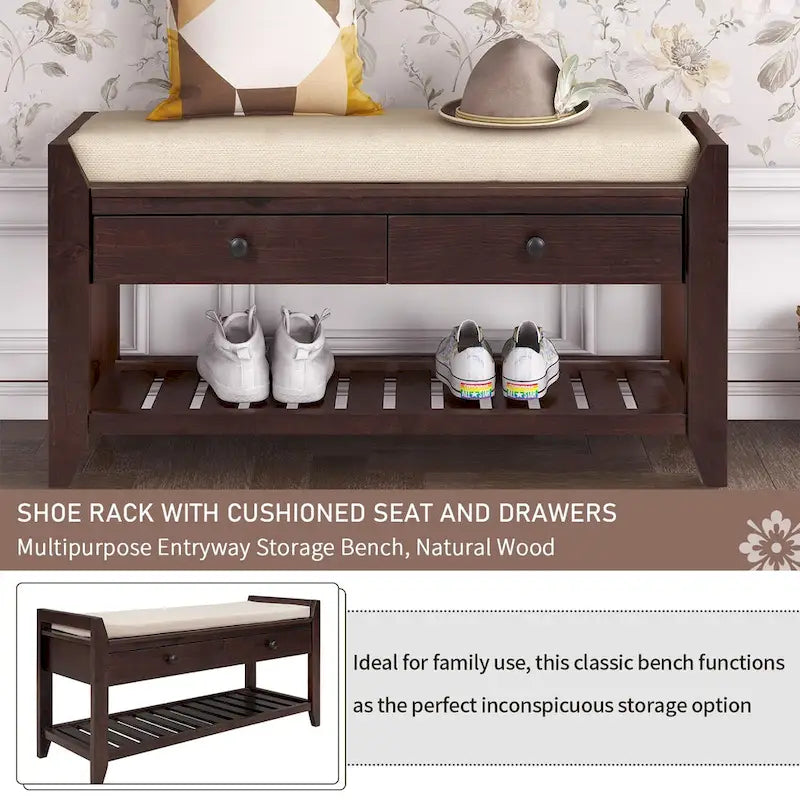Multipurpose Entryway Storage with Drawers