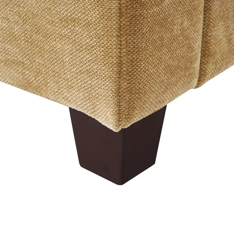 LUE BONA 81 Modern Corduroy 3 Seater Sofa, Polyester Rectangle Upholstered Sofa for Livingroom - 81W X 33D X 26H