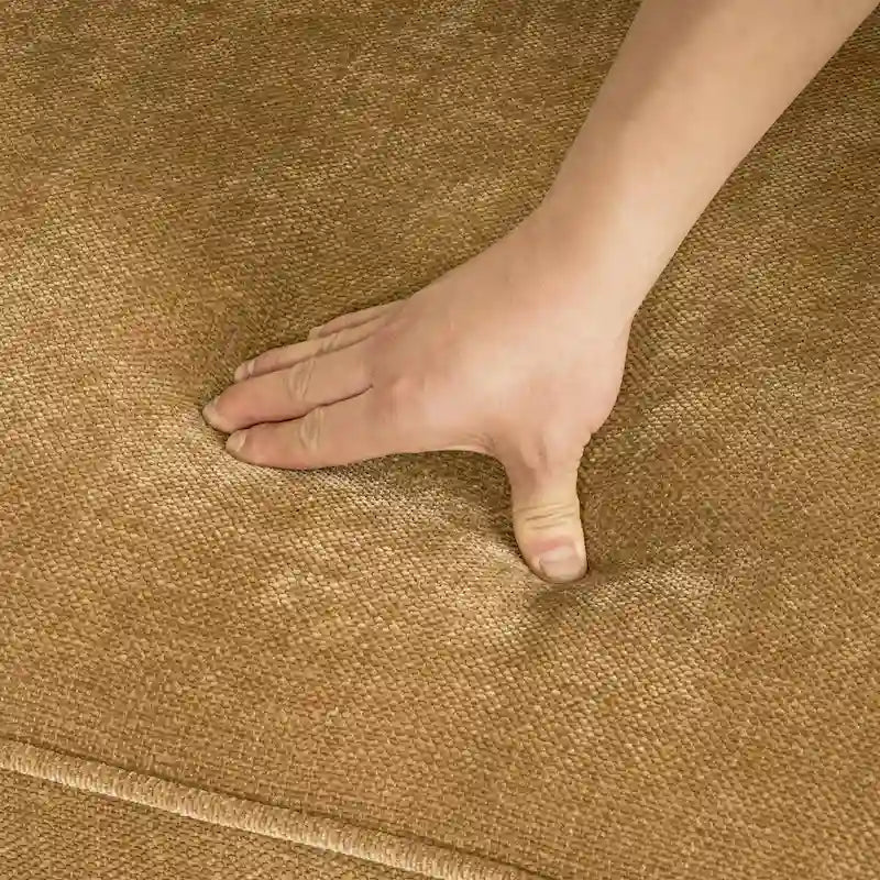 LUE BONA 81 Modern Corduroy 3 Seater Sofa, Polyester Rectangle Upholstered Sofa for Livingroom - 81W X 33D X 26H