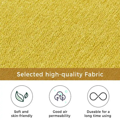 65 Linen Fabric Corner Sofa, Upholstered Indoor Chaise Lounge, Sleeper Sofa, Solid Wood Sofa Bed for Bedroom Living Room