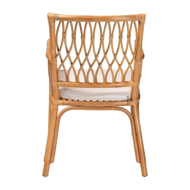 Maisa Bohemian Light Honey Rattan Arm Chair