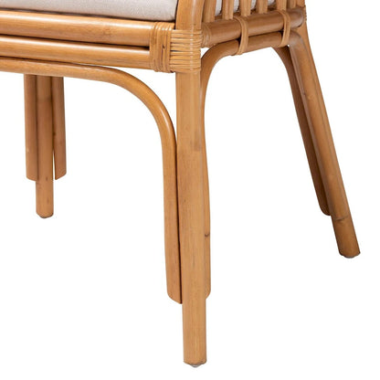 Maisa Bohemian Light Honey Rattan Arm Chair