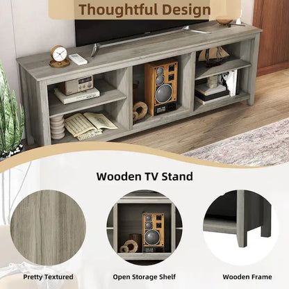 TV Stand Storage Media Console Entertainment Center, without Drawer - N/A