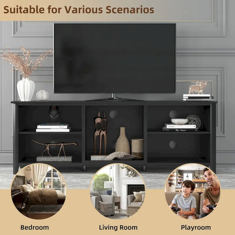 TV Stand Storage Media Console Entertainment Center, without Drawer - N/A