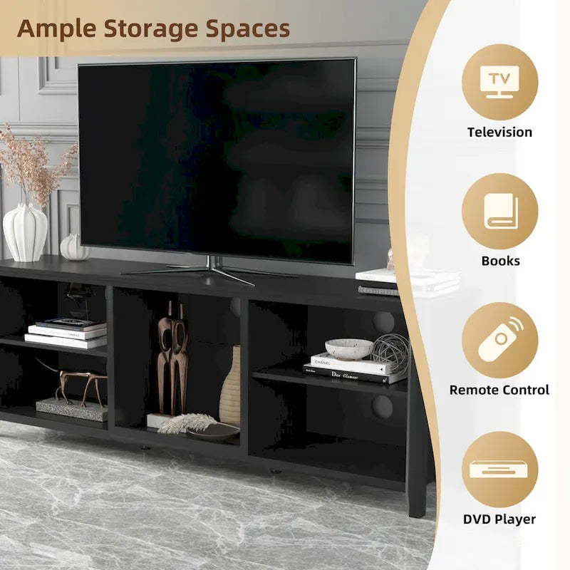 TV Stand Storage Media Console Entertainment Center, without Drawer - N/A