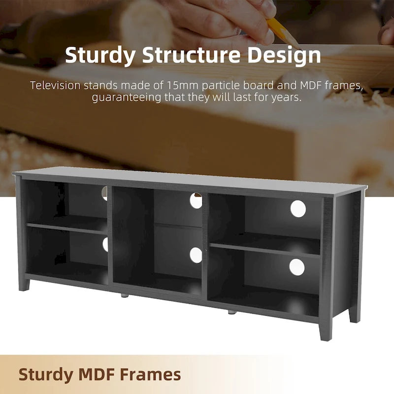 TV Stand Storage Media Console Entertainment Center, without Drawer - N/A