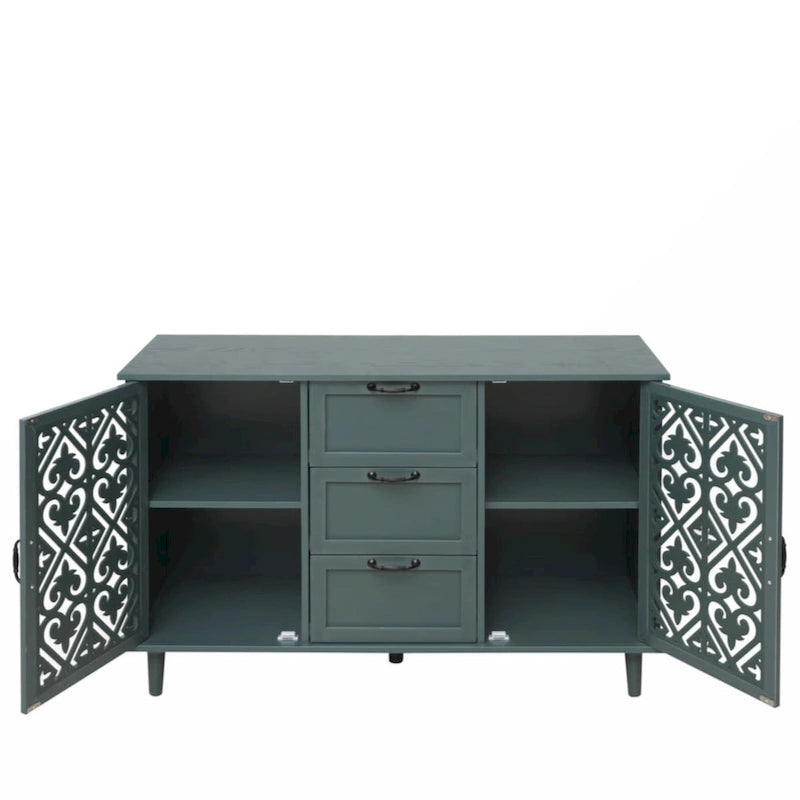 2 Door 3 Drawer Cabinet, American Furniture, Suitable for Bedroom, Living Room, Study