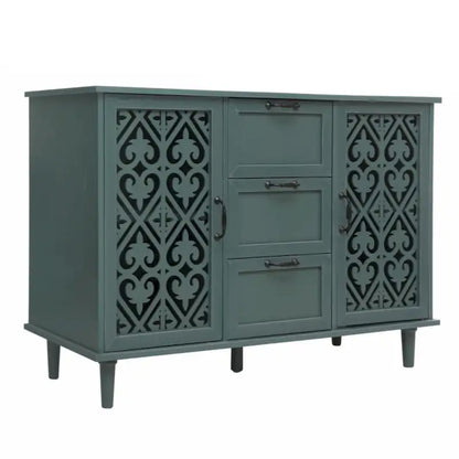 2 Door 3 Drawer Cabinet, American Furniture, Suitable for Bedroom, Living Room, Study