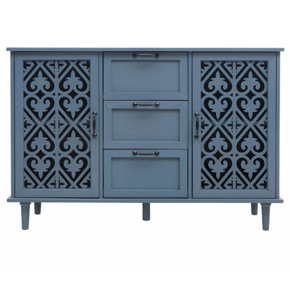 2 Door 3 Drawer Cabinet, American Furniture, Suitable for Bedroom, Living Room, Study