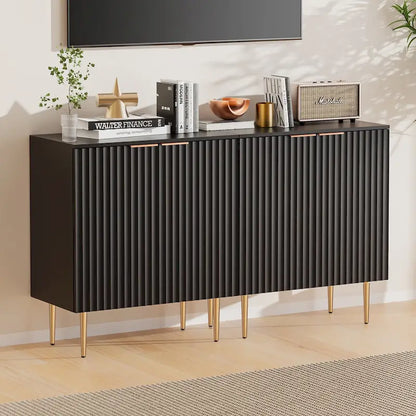 SICOTAS Sideboard Buffet Cabinet Set of 2 with Adjustable Shelves - N/A