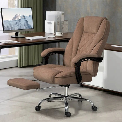 Vinsetto Massage Office Chair with 6 Vibration Points, Heated Reclining Computer Chair, Swivel Desk Chair