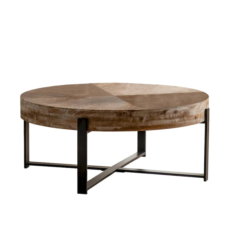 31.29Modern Retro Splicing Round Coffee Table