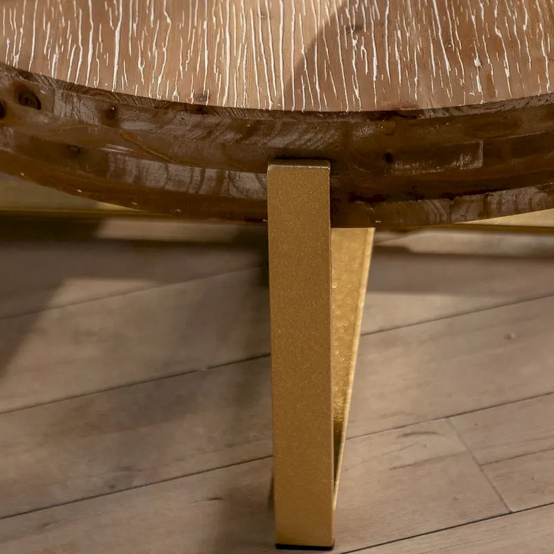 31.29Modern Retro Splicing Round Coffee Table