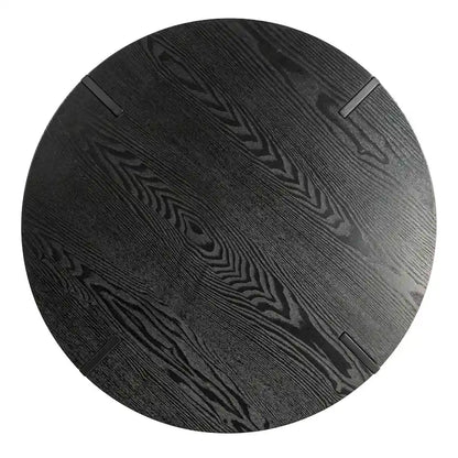 Wood Side Coffee Table with Metal Hairpin Legs