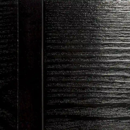 Wood Side Coffee Table with Metal Hairpin Legs