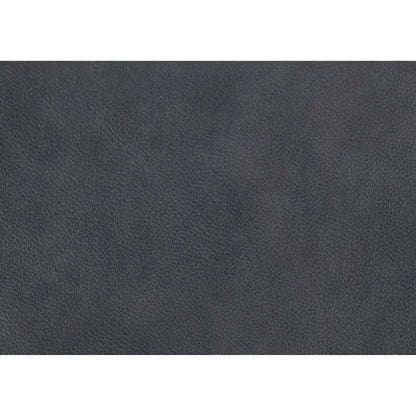 Lisa 88 Inch Sofa, Gray Top Grain and Split Leather, Brown Solid Wood